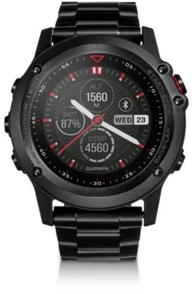Main image of Garmin  Fenix 3 GPS Smartwatch - 32MB - 30.4mm - Black - Titanium - Black - Titanium Band - Titanium - Premium (Refreshed)