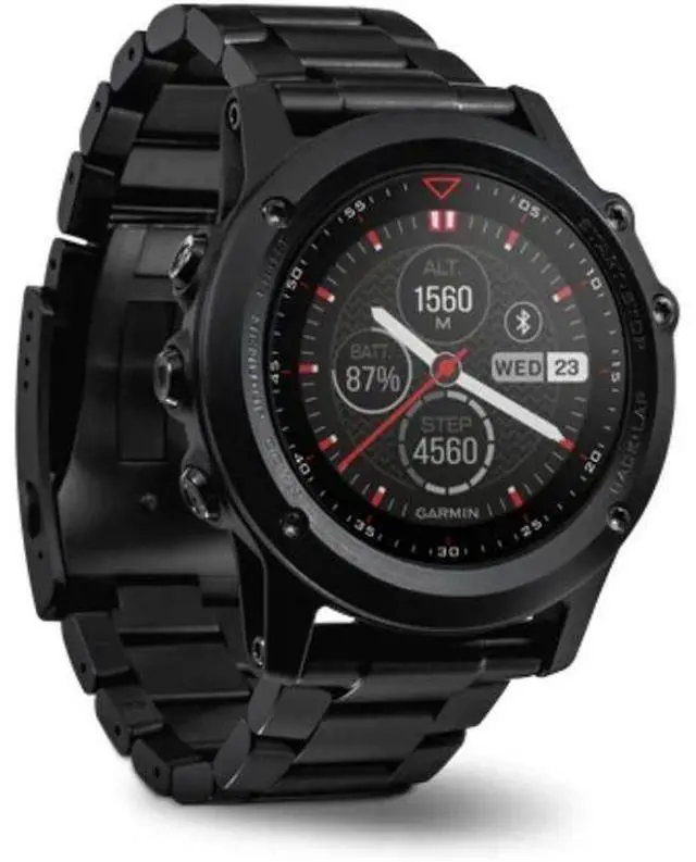 Alt view image 3 of 3 - Garmin  Fenix 3 GPS Smartwatch - 32MB - 30.4mm - Black - Titanium - Black - Titanium Band - Titanium - Premium (Refreshed)