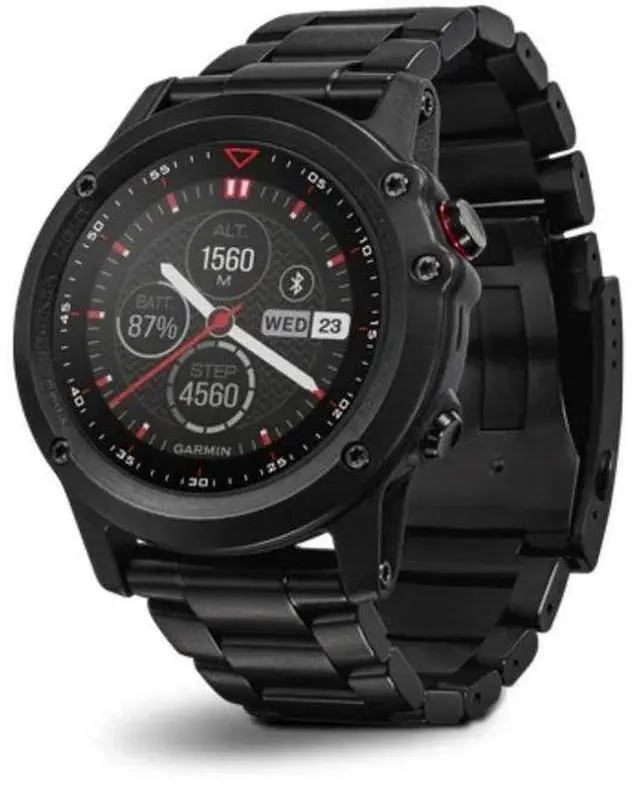 Alt view image 2 of 3 - Garmin  Fenix 3 GPS Smartwatch - 32MB - 30.4mm - Black - Titanium - Black - Titanium Band - Titanium - Premium (Refreshed)