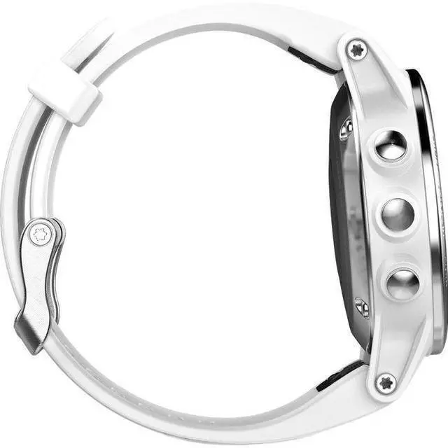 Alt view image 4 of 6 - Garmin  Fenix 5S GPS Smartwatch - 37MB - 42mm - White - Sapphire Edition (Polymer) - Carrara White - Silicone Band - Silicone - Excellent (Grade A)