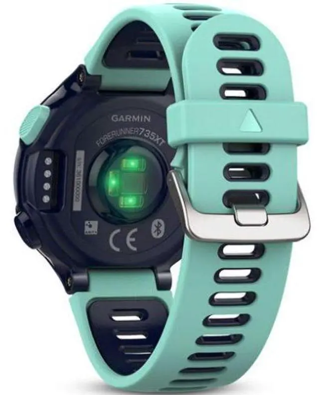 Alt view image 4 of 4 - Garmin  Forerunner 735XT Smartwatch - 31.1mm - Black - Fiber-reinforced Polymer - Black - Silicone Strap - Silicone - Acceptable (Grade C)