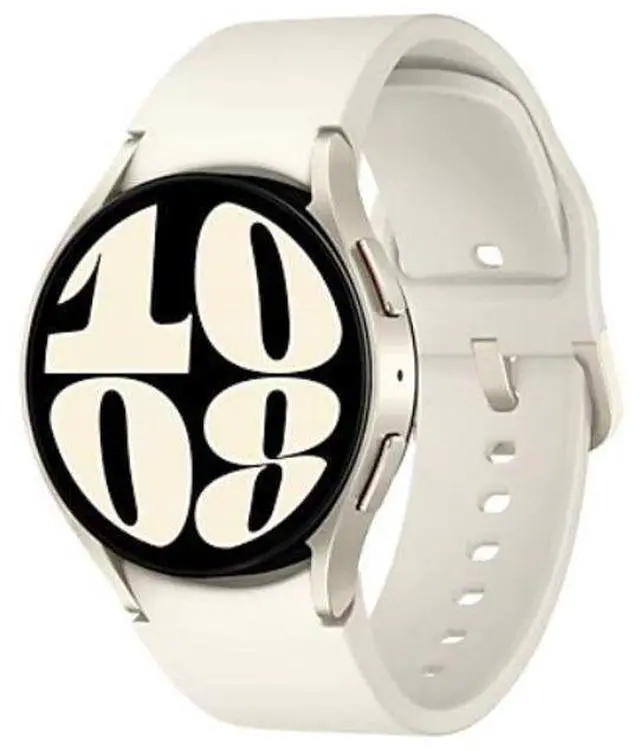 Main image of Samsung  Galaxy Watch6 - 16GB - Bluetooth + LTE - 40mm - Gold - Aluminum - Gold - Sports Band - Fluoroelastomer - Acceptable (Grade C)
