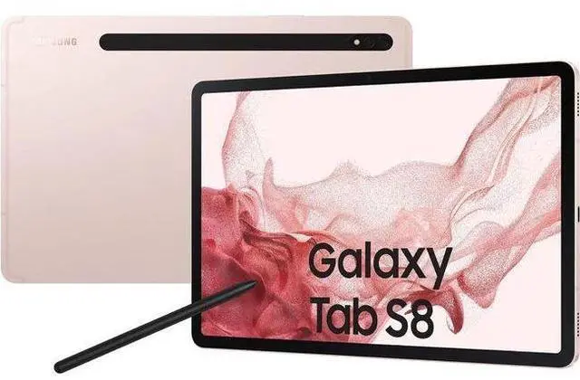 Main image of Samsung Galaxy Tab S8 (2022) - 128GB - Pink Gold - WiFi - 11 Inch - Excellent (Grade A)