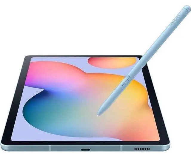 Alt view image 2 of 7 - Samsung Galaxy Tab S6 Lite (2022) - 64GB - Angora Blue - WiFi - 10.4 Inch - Premium