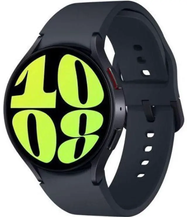 Alt view image 2 of 5 - Samsung  Galaxy Watch6 - 16GB - Bluetooth + LTE - 40mm - Graphite - Aluminum - Black - Sports Band - Fluoroelastomer - Good (Grade B)