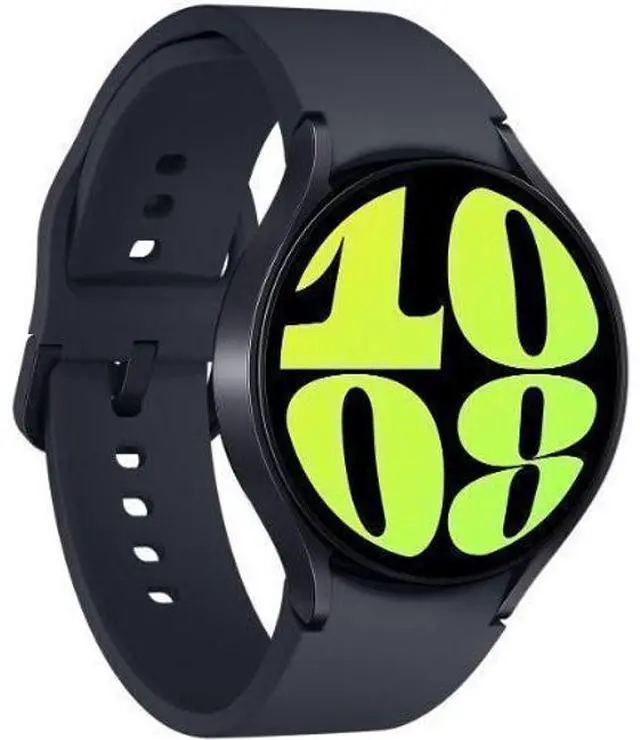 Alt view image 3 of 5 - Samsung  Galaxy Watch6 - 16GB - Bluetooth + LTE - 40mm - Graphite - Aluminum - Black - Sports Band - Fluoroelastomer - Good (Grade B)