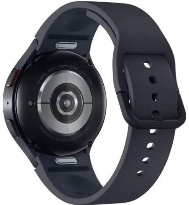 Alt view image 5 of 5 - Samsung  Galaxy Watch6 - 16GB - Bluetooth + LTE - 40mm - Graphite - Aluminum - Black - Sports Band - Fluoroelastomer - Good (Grade B)