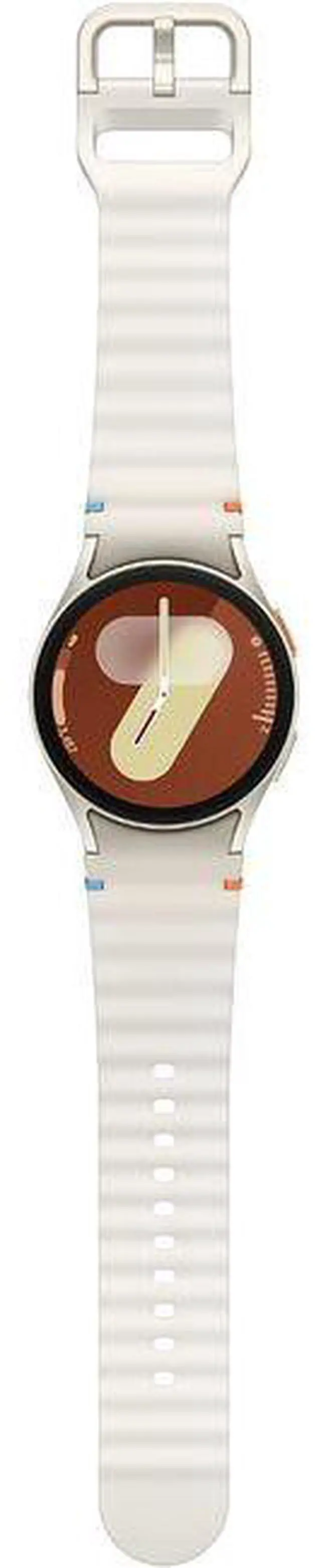 Alt view image 6 of 6 - Samsung Galaxy Watch7 - 32GB - Bluetooth - 40mm - Cream - Aluminum - Cream - Sport Band - Silicone - Good (Grade B)