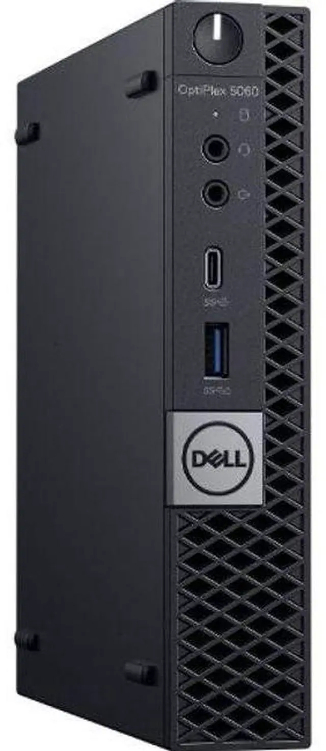 Main image of Dell  Optiplex 5060 Micro Tower - Intel Core i5-8500T 2.1GHz - 2TB - Black - 16GB RAM - Excellent (Grade A)