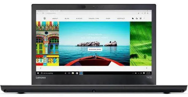 Main image of Lenovo ThinkPad T470 Laptop 14" - Intel Core i5-7200U 2.5GHz - 512GB - Black - 16GB RAM - 14 Inch - Excellent (Grade A)