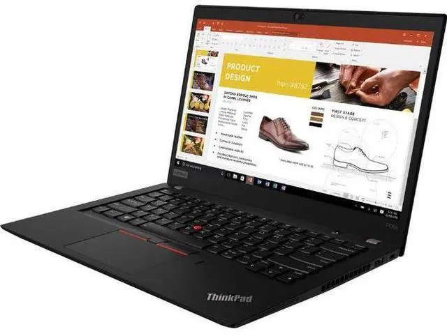 Alt view image 3 of 5 - Lenovo ThinkPad T490s Laptop 14" - Intel Core i5-8365U 1.6GHz - 128GB - Black - 16GB RAM - 14 Inch - Excellent (Grade A)