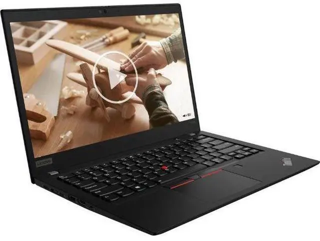 Alt view image 2 of 5 - Lenovo ThinkPad T490s Laptop 14" - Intel Core i5-8365U 1.6GHz - 128GB - Black - 16GB RAM - 14 Inch - Excellent (Grade A)