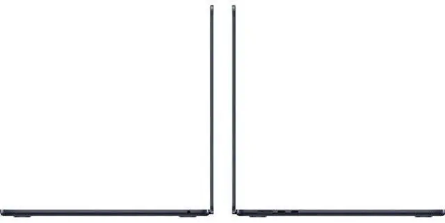 Alt view image 3 of 5 - Apple MacBook Air (2024) 15.3-inch - Apple M3 Chip: 8-Core CPU/10-Core GPU - 256GB - Midnight - 16GB RAM - Excellent (Grade A)