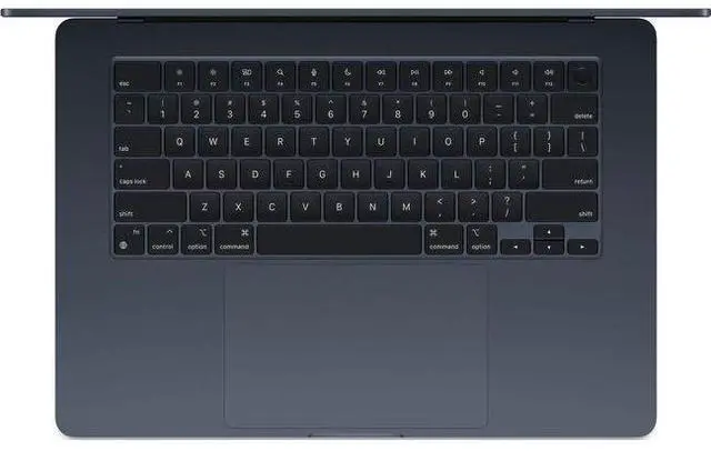Alt view image 2 of 5 - Apple MacBook Air (2024) 15.3-inch - Apple M3 Chip: 8-Core CPU/10-Core GPU - 256GB - Midnight - 16GB RAM - Excellent (Grade A)