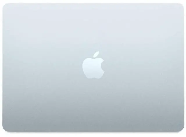Alt view image 4 of 4 - Apple MacBook Air (2025) 13.6-inch - Apple M4 Chip: 10-Core CPU/10-Core GPU - 512GB - Sky Blue - 16GB RAM - 13.6 Inch - Premium
