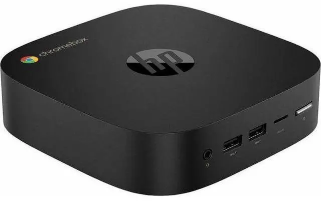 Main image of HP  Chromebox G4 - Intel Celeron 7305 1.1GHz - 64GB - Black - 4GB RAM - Excellent (Grade A)