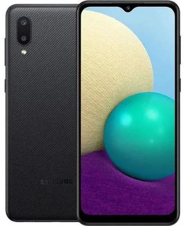 Main image of Samsung Galaxy A02 - 32GB - Black - Single Sim - 2GB RAM - Verizon Locked - Excellent (Grade A)