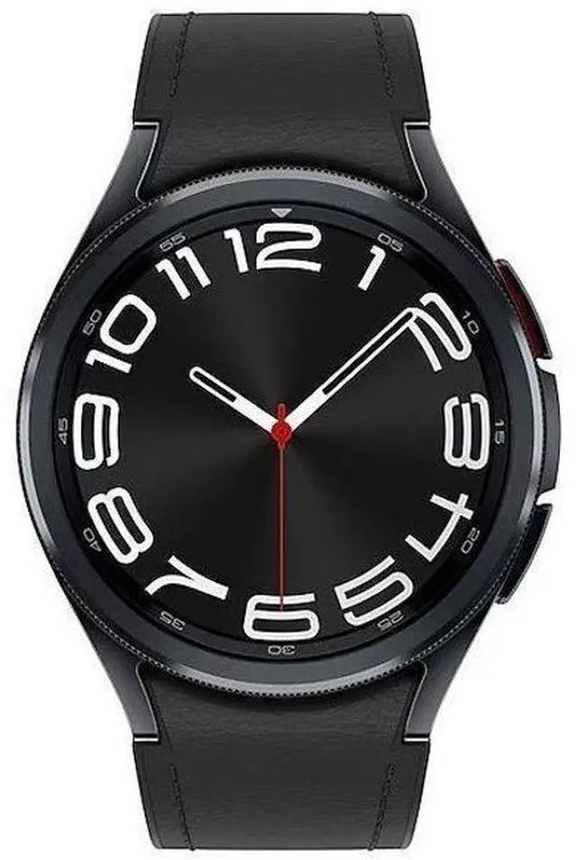 Main image of Samsung  Galaxy Watch6 - 16GB - Bluetooth - 47mm - Black - Classic (Stainless Steel) - Black - Sports Band - Fluoroelastomer - Excellent (Grade A)