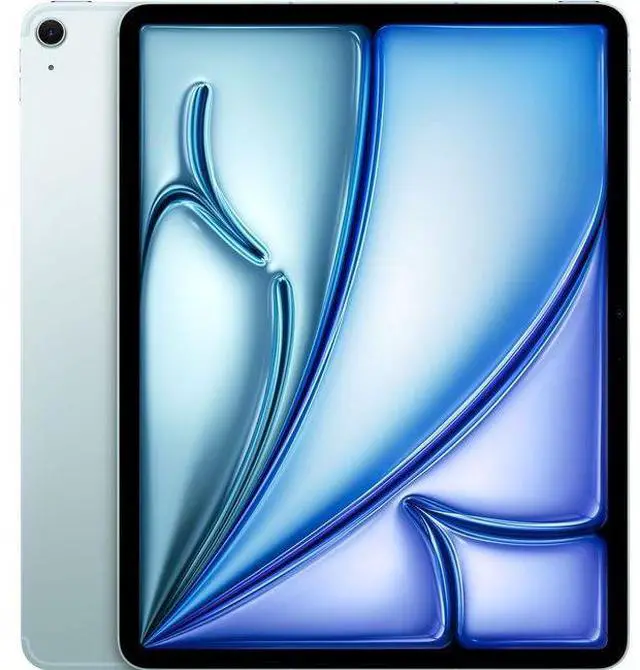 Alt view image 2 of 7 - Apple iPad Air 6 (2024) - 128GB - Blue - Cellular + WiFi - 13 Inch - Premium