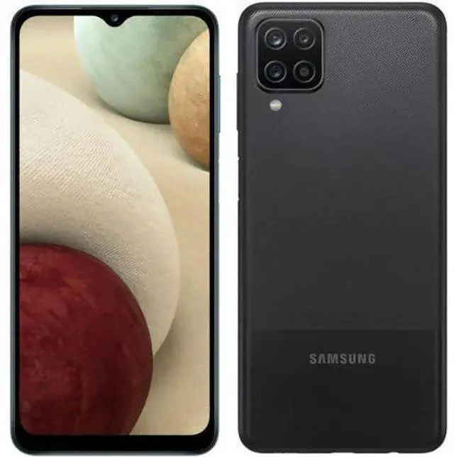 Main image of Samsung Galaxy A12 - 32GB - Black - Single Sim - 3GB RAM - T-Mobile - Excellent (Grade A)