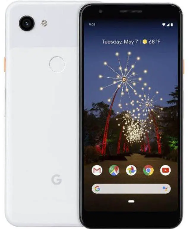 Main image of Google  Pixel 3a - 64GB - Clearly White - Fully Unlocked - Good (Grade B)
