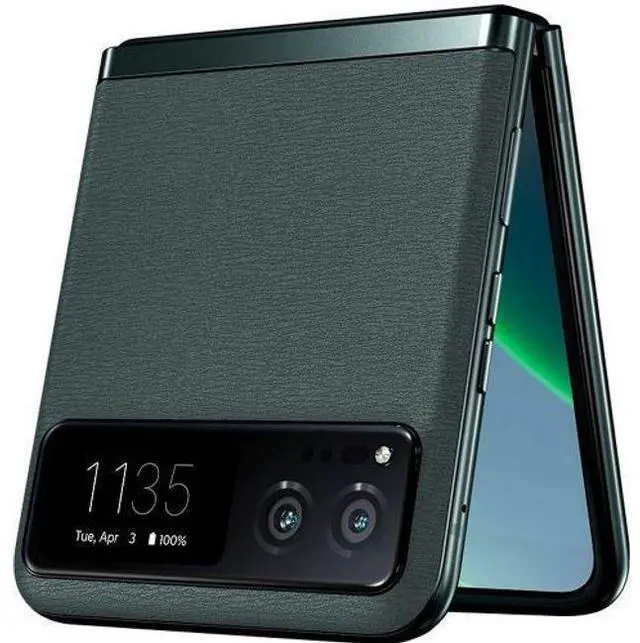 Alt view image 5 of 5 - Motorola  Razr (2023) - 128GB - Green - 8GB RAM - Fully Unlocked - Premium