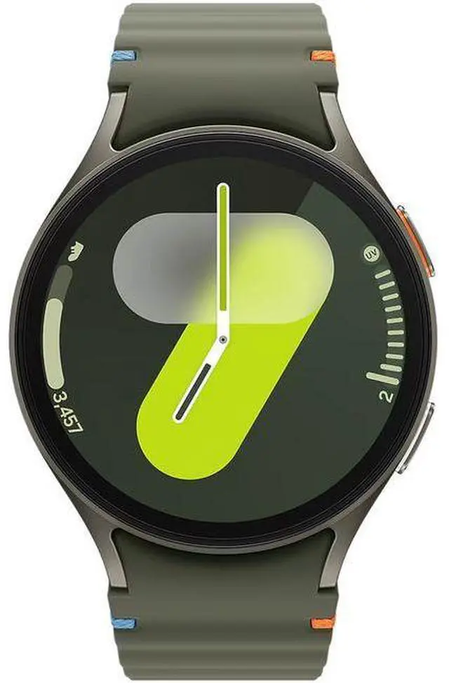 Main image of Samsung Galaxy Watch7 - 32GB - Bluetooth + LTE - 44mm - Green - Aluminum - Green - Sport Band - Silicone - Good (Grade B)