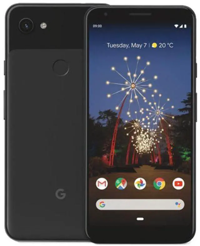 Main image of Google  Pixel 3a XL - 64GB - Just Black - Fully Unlocked - Acceptable (Grade C)