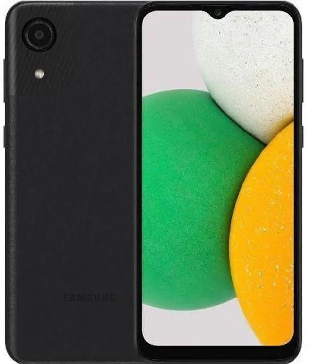 Main image of Samsung Galaxy A03 - 32GB - Black - Single Sim - 3GB RAM - Fully Unlocked - Excellent (Grade A)