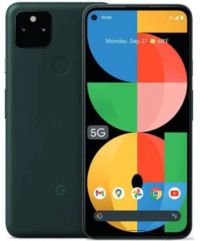 Main image of Google  Pixel 5a (5G) - 128GB - Mostly Black - GSM Unlocked - Excellent (Grade A)