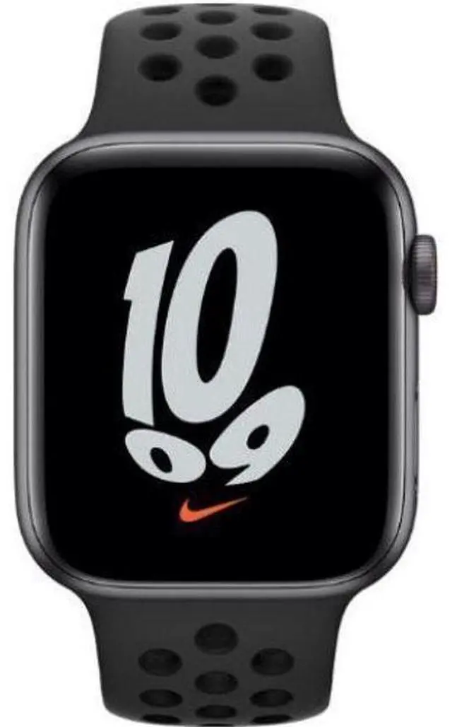Main image of Apple  Watch SE 1st Gen (2020) - 32GB - GPS - 44mm - Space Grey - Nike (Aluminum) - Anthracite/Black - Nike Sport Band - Rubber - Good (Grade B)