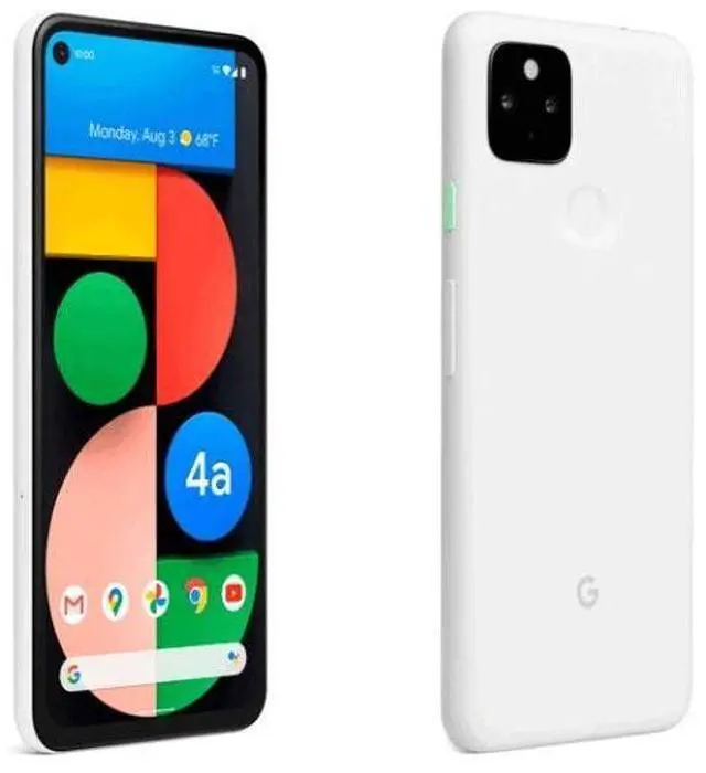 Main image of Google  Pixel 4a (5G) - 128GB - Clearly White - Fully Unlocked - Excellent (Grade A)