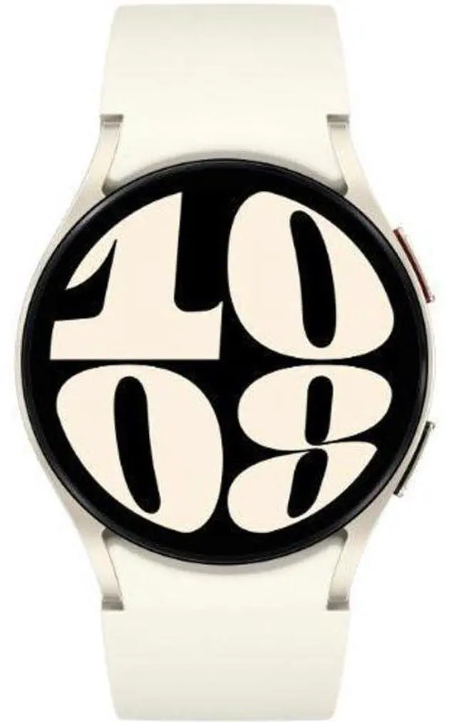 Main image of Samsung  Galaxy Watch6 - 16GB - Cream-Aluminum-Sports Band-Cream - Bluetooth + LTE - 40mm - Cream - Aluminum - Cream - Sports Band - Fluoroelastomer - Good (Grade B)
