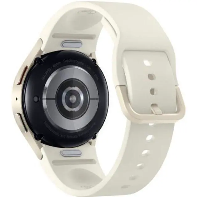 Alt view image 5 of 5 - Samsung  Galaxy Watch6 - 16GB - Cream-Aluminum-Sports Band-Cream - Bluetooth + LTE - 40mm - Cream - Aluminum - Cream - Sports Band - Fluoroelastomer - Good (Grade B)