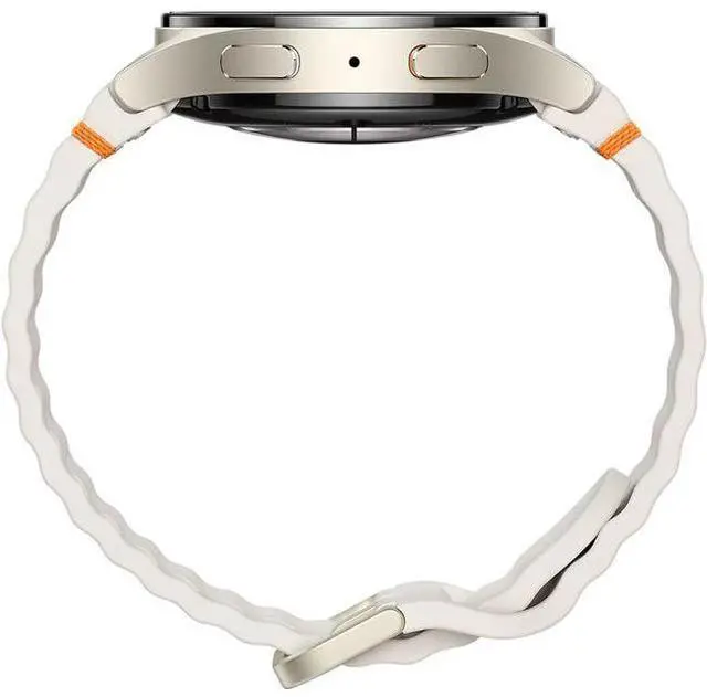 Alt view image 5 of 6 - Samsung Galaxy Watch7 - 32GB - Bluetooth + LTE - 40mm - Cream - Aluminum - Cream - Sport Band - Silicone - Premium