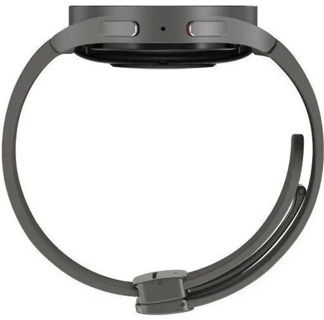 Alt view image 4 of 5 - Samsung  Galaxy Watch5 - 16GB - Gray-Pro (Titanium)-D-Buckle Band-Gray - Bluetooth - 45mm - Gray - Pro (Titanium) - Gray - D-Buckle Band - Fluoroelastomer - Good (Grade B)