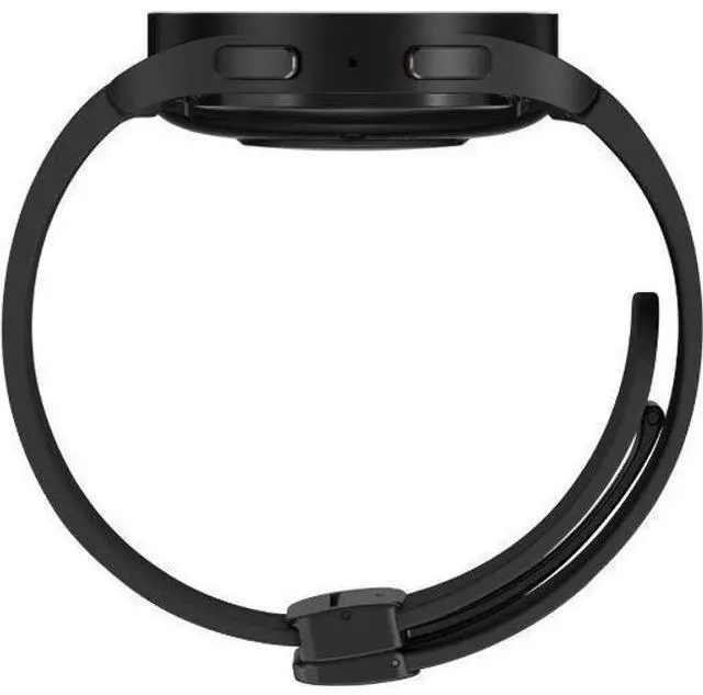 Alt view image 4 of 5 - Samsung  Galaxy Watch5 - 16GB - Black-Pro (Titanium)-D-Buckle Band-Black - Bluetooth + LTE - 45mm - Black - Pro (Titanium) - Black - D-Buckle Band - Fluoroelastomer - Acceptable (Grade C)