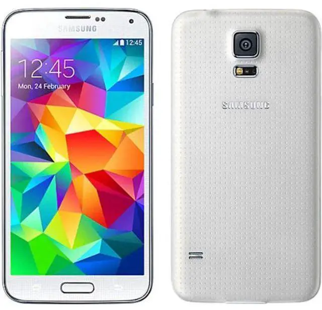 Main image of Samsung Galaxy S5 - 32GB - Shimmery White - Single Sim - Fully Unlocked - Premium