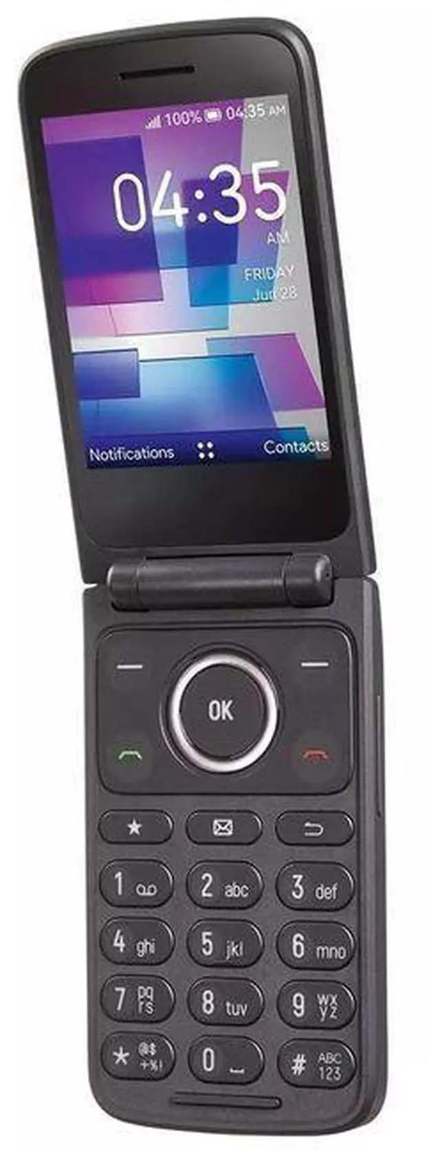 Alt view image 3 of 4 - TCL  Flip 3 - 16GB - Gray - Verizon Locked - Premium