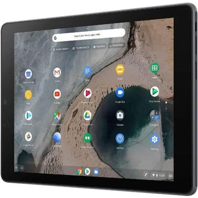 Alt view image 2 of 6 - Asus  Chromebook Tablet C100 - 32GB - Dark Grey - 9.7 Inch - Good (Grade C)