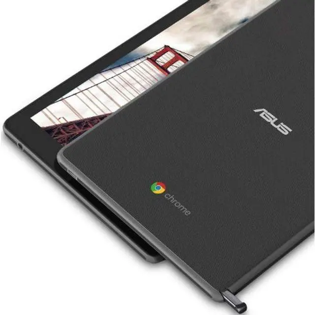 Alt view image 5 of 6 - Asus  Chromebook Tablet C100 - 32GB - Dark Grey - 9.7 Inch - Good (Grade C)