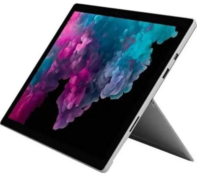 Alt view image 4 of 5 - Microsoft  Surface Pro 6 with Surface Pro Type Cover - Intel Core i7-8650U 1.9GHz - 256GB - Platinum/Platinum - WiFi - 8GB RAM - 12.3 Inch - Good (Grade B)