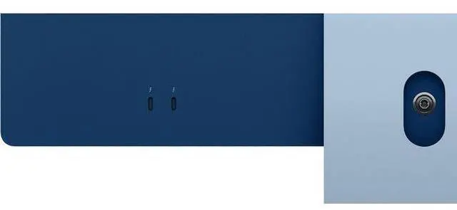 Alt view image 3 of 6 - Apple  iMac 2023 (Two ports) 24" - Apple M3 Chip: 8-Core CPU/8-Core GPU - 256GB - Blue - 8GB RAM - 24 Inch - Excellent (Grade A)