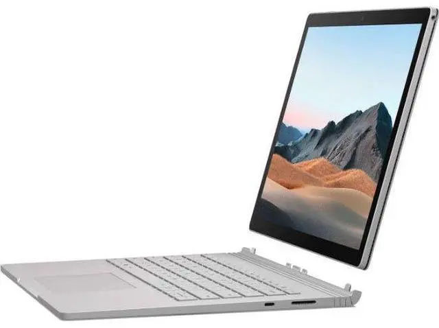 Alt view image 2 of 5 - Microsoft  Surface Book 3 13.5" - Intel Core i5-1035G7 1.2GHz - 256GB - Platinum - 8GB RAM - 13.5 Inch - Good (Grade B)
