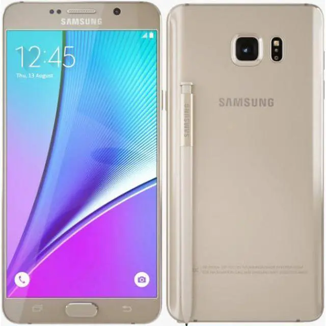 Main image of Samsung Galaxy Note 5 - 32GB - Gold Platinum - Verizon Locked - Acceptable (Grade C)