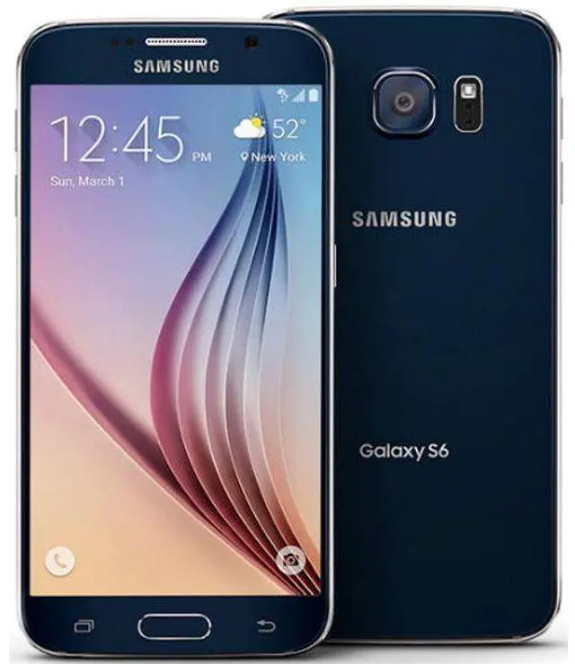 Main image of Samsung Galaxy S6 - 32GB - Black Sapphire - Single Sim - T-Mobile Locked - Good (Grade B)