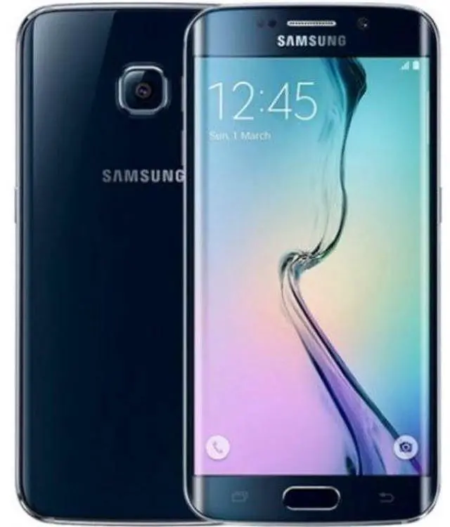 Main image of Samsung Galaxy S6 Edge - 64GB - Black Sapphire - AT&T Locked - Excellent (Grade A)