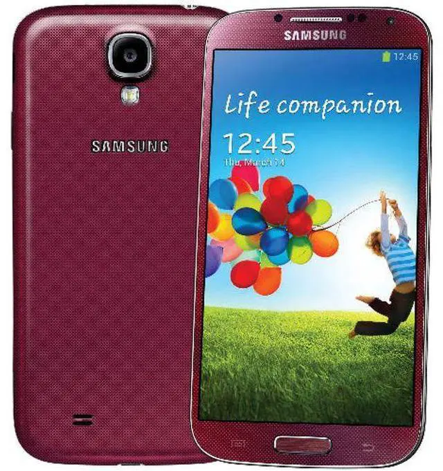 Main image of Samsung Galaxy S4 - 16GB - Aura Red - AT&T Locked - Good (Grade B)