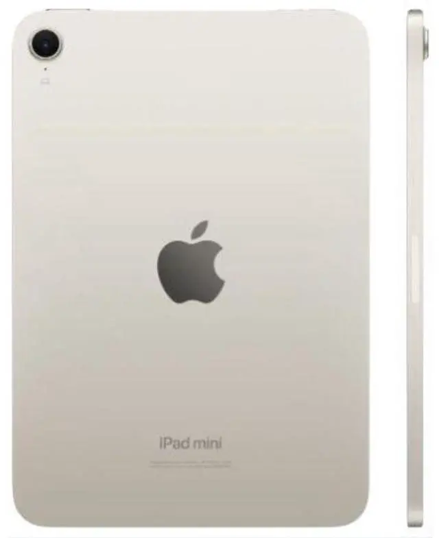 Alt view image 2 of 3 - Apple iPad Mini 7th Gen (2024) 8.3-inch - 128GB - Starlight - WiFi - 8.3 Inch - Excellent (Grade A)