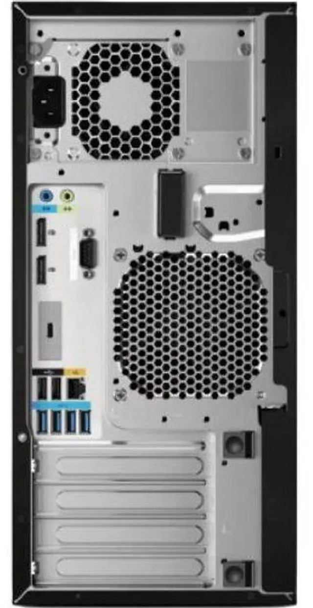 Alt view image 4 of 4 - HP  Z2 Tower G4 Workstation PC - Intel Xeon E-2144G 3.6GHz - 512GB - Black - 16GB RAM - Excellent (Grade A)